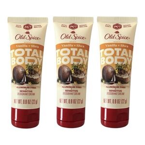 Old Spice - Total Body Deodorant Cream (0.8 oz) - Vanilla Shea 3 Pack